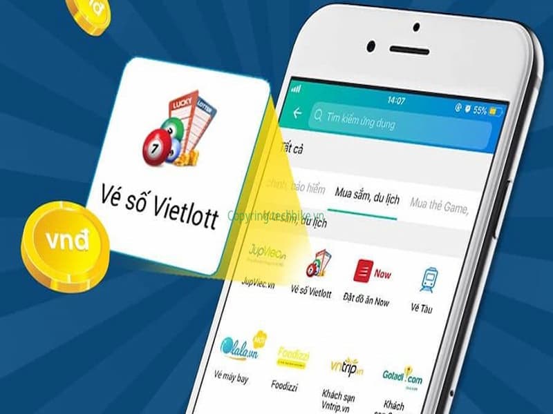 Mua xổ số Vietlott online là hình thức mua vé số hộ